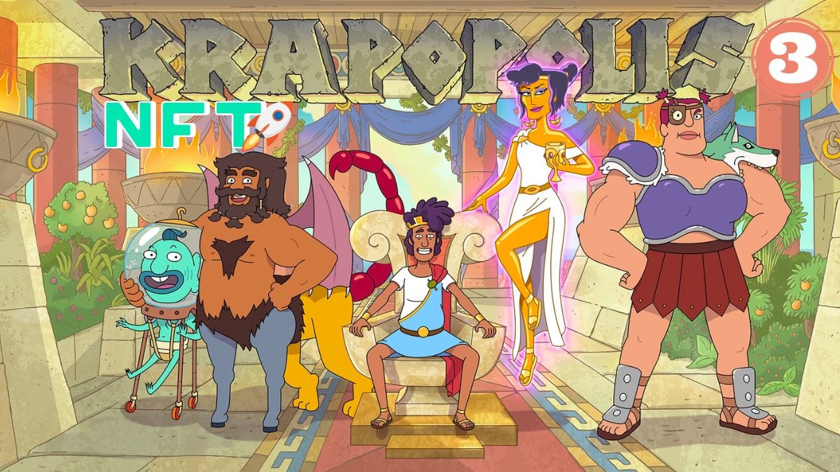 “Krapopolis”: The Legendary All-Star Quest Renewed for Third Season of Mythical NFT Adventure!